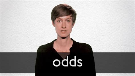 odds traduccion|the odds .